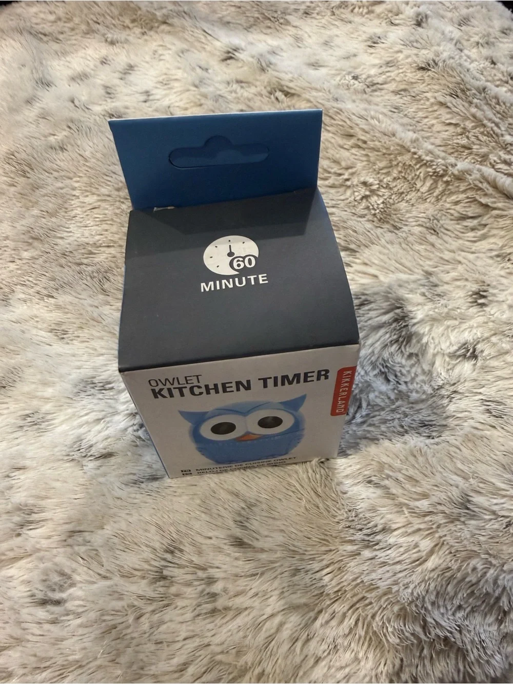 Kikkerland Blue Owl Kitchen Timer